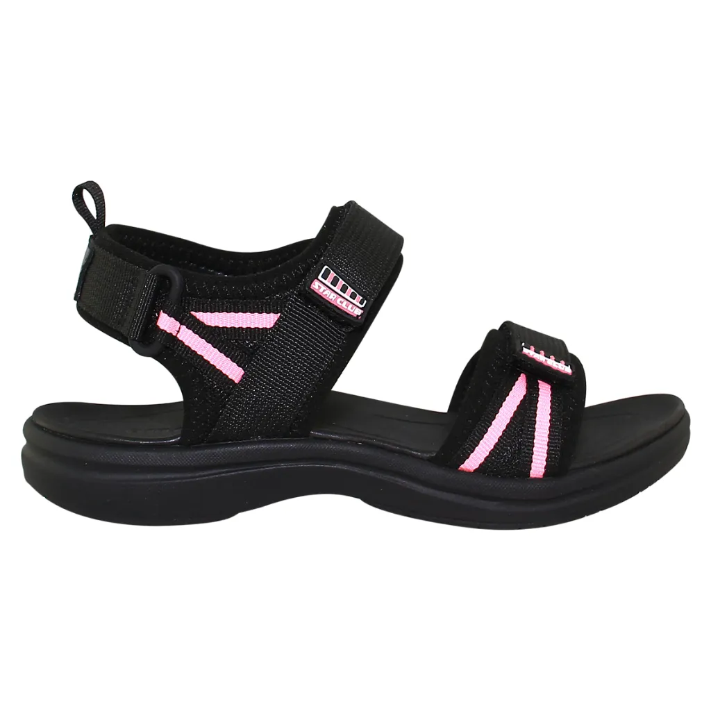 Ảnh Sandal đế bằng bé gái Bita's SEFYG.06 (Đen + Hồng sen + Kem + Xanh ngọc) 1
