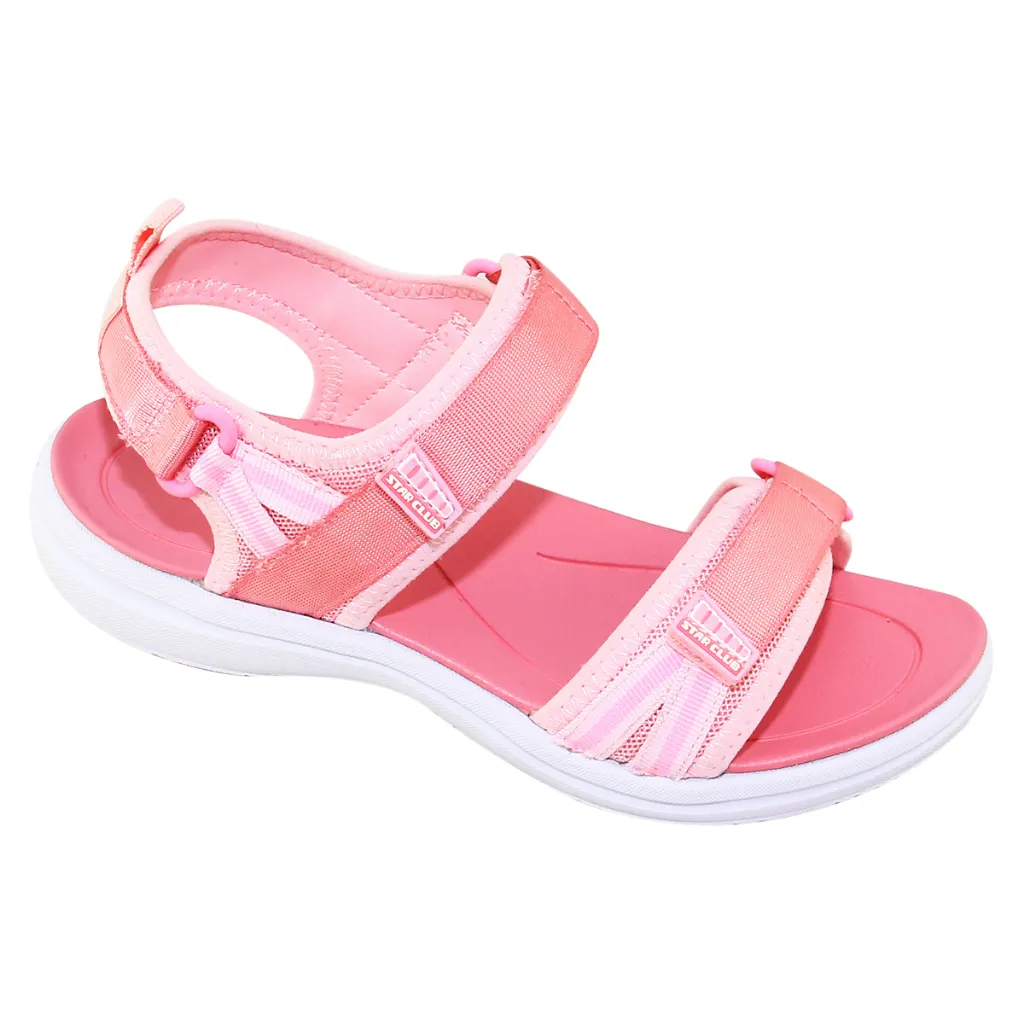Ảnh Sandal đế bằng bé gái Bita's SEFYG.06 (Đen + Hồng sen + Kem + Xanh ngọc) 2