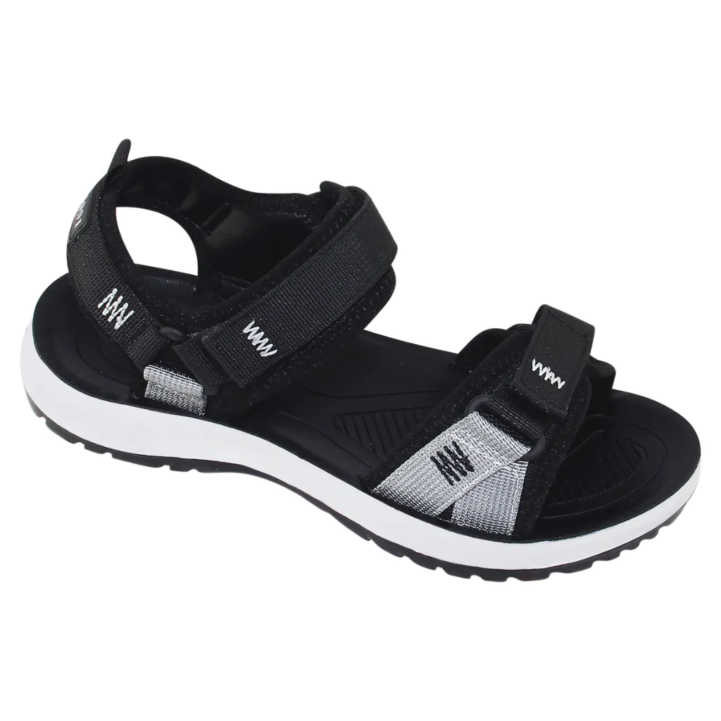Ảnh Sandal đế bằng bé trai Bita's SEN.80 (Đen + Xám + Xanh lá) 3