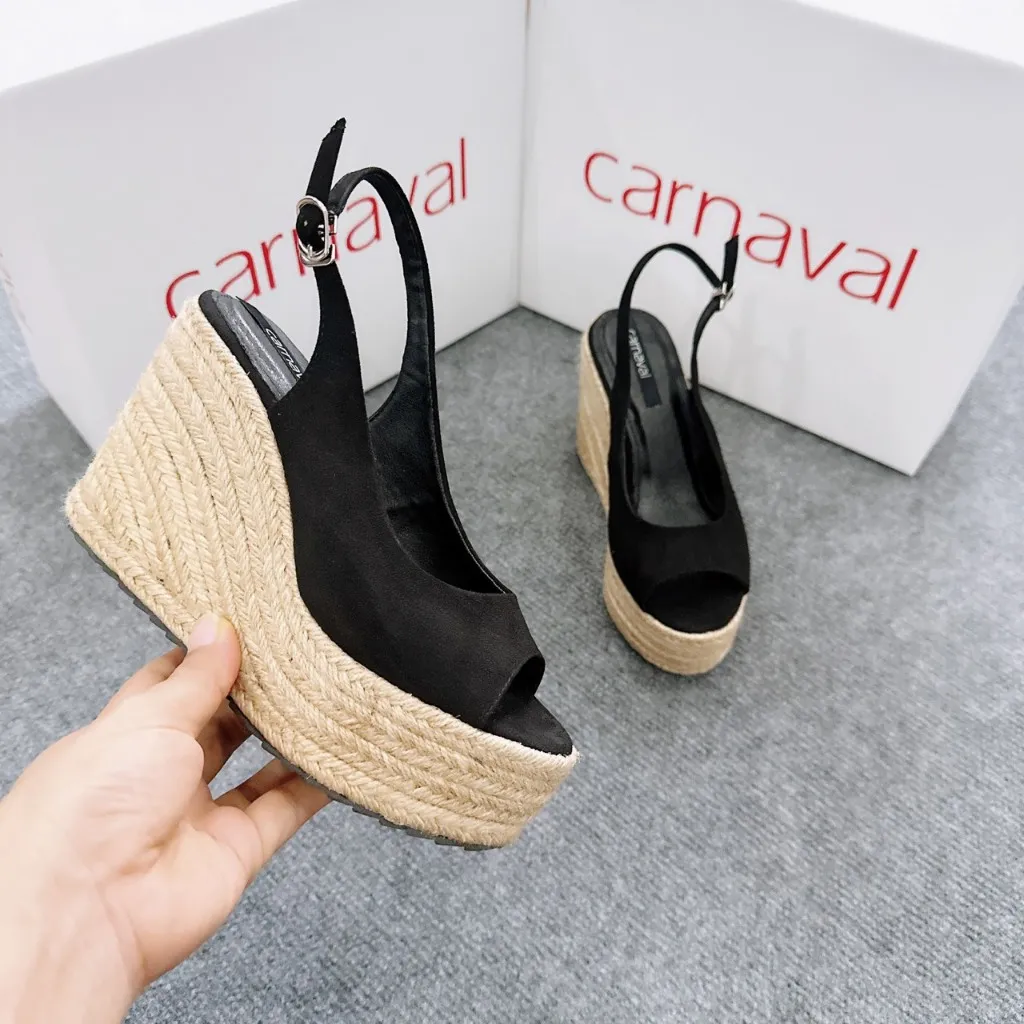 Ảnh Sandal gót cao 11 phân đế xuồng mũi hở Carnaval siêu cao, siêu sang, siêu quyến rũ - VS05 4