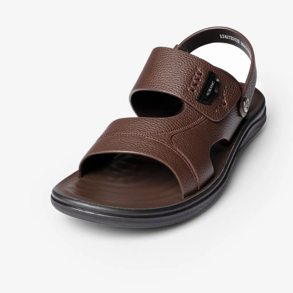 Ảnh Sandal Nam Da Bò Aokang 1241721022 4