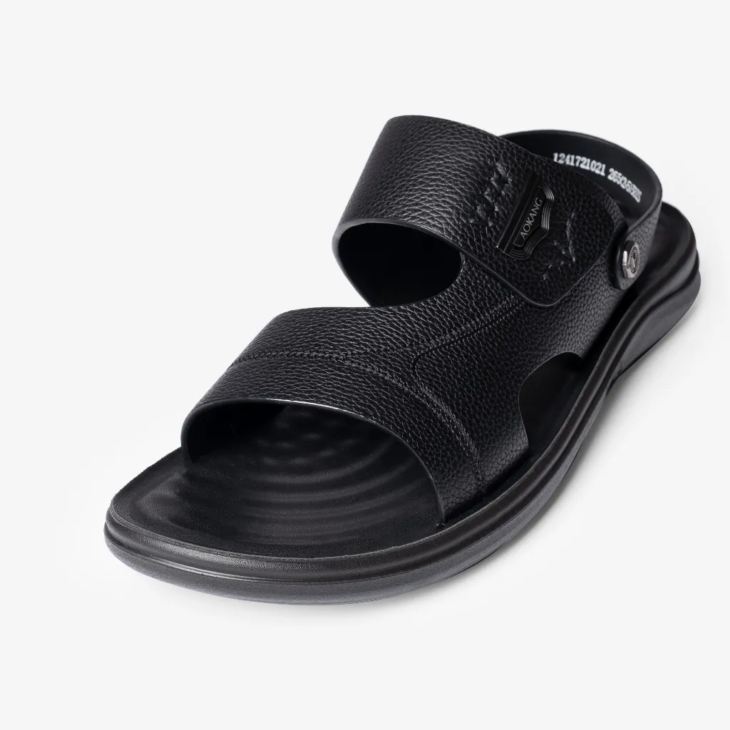 Ảnh Sandal Nam Da Bò Aokang 1241721021 4