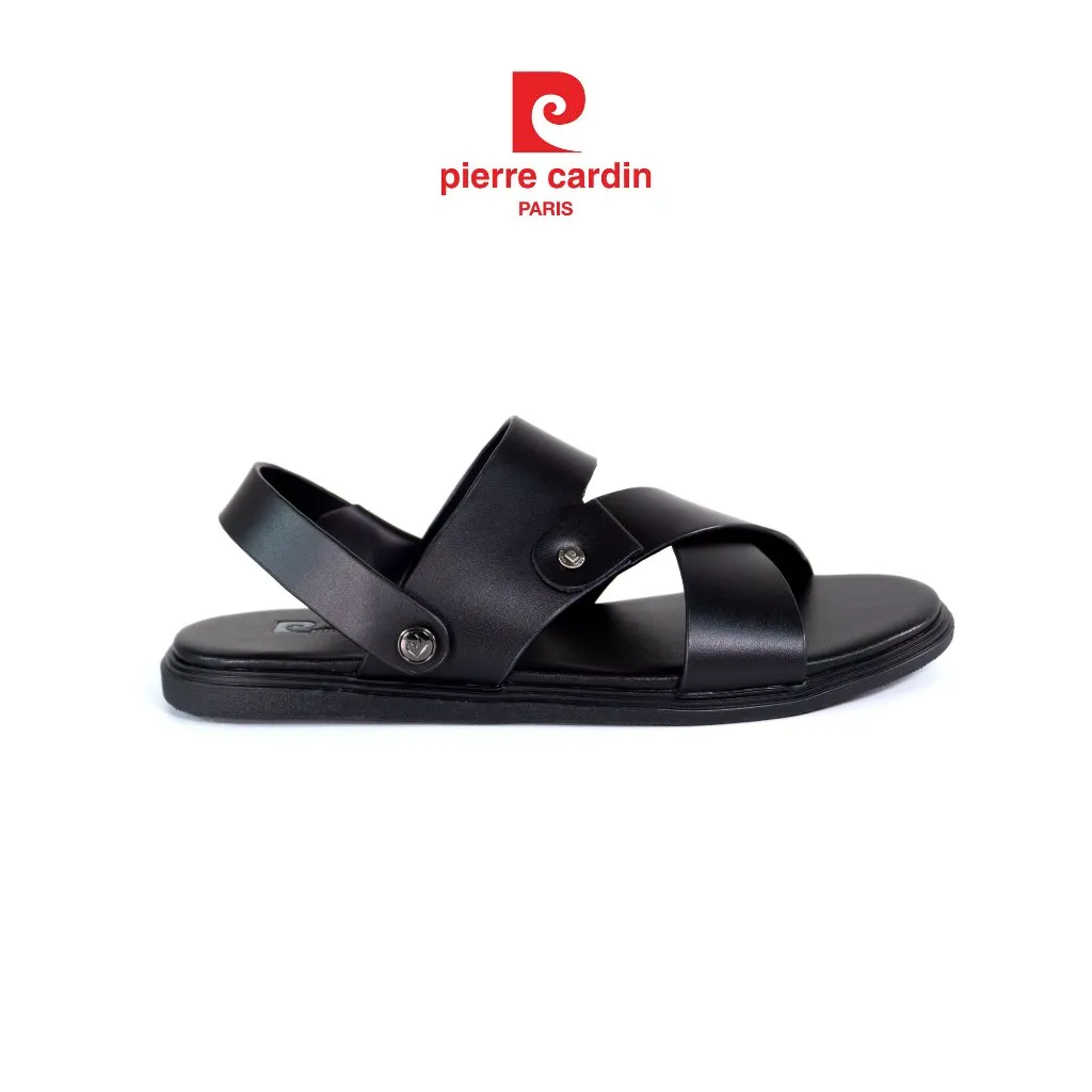 Ảnh Sandal nam Pierre Cardin Pháp thiết kế quai chéo không gây đau chân, đế cao su 162 - Hàng chính hãng 3