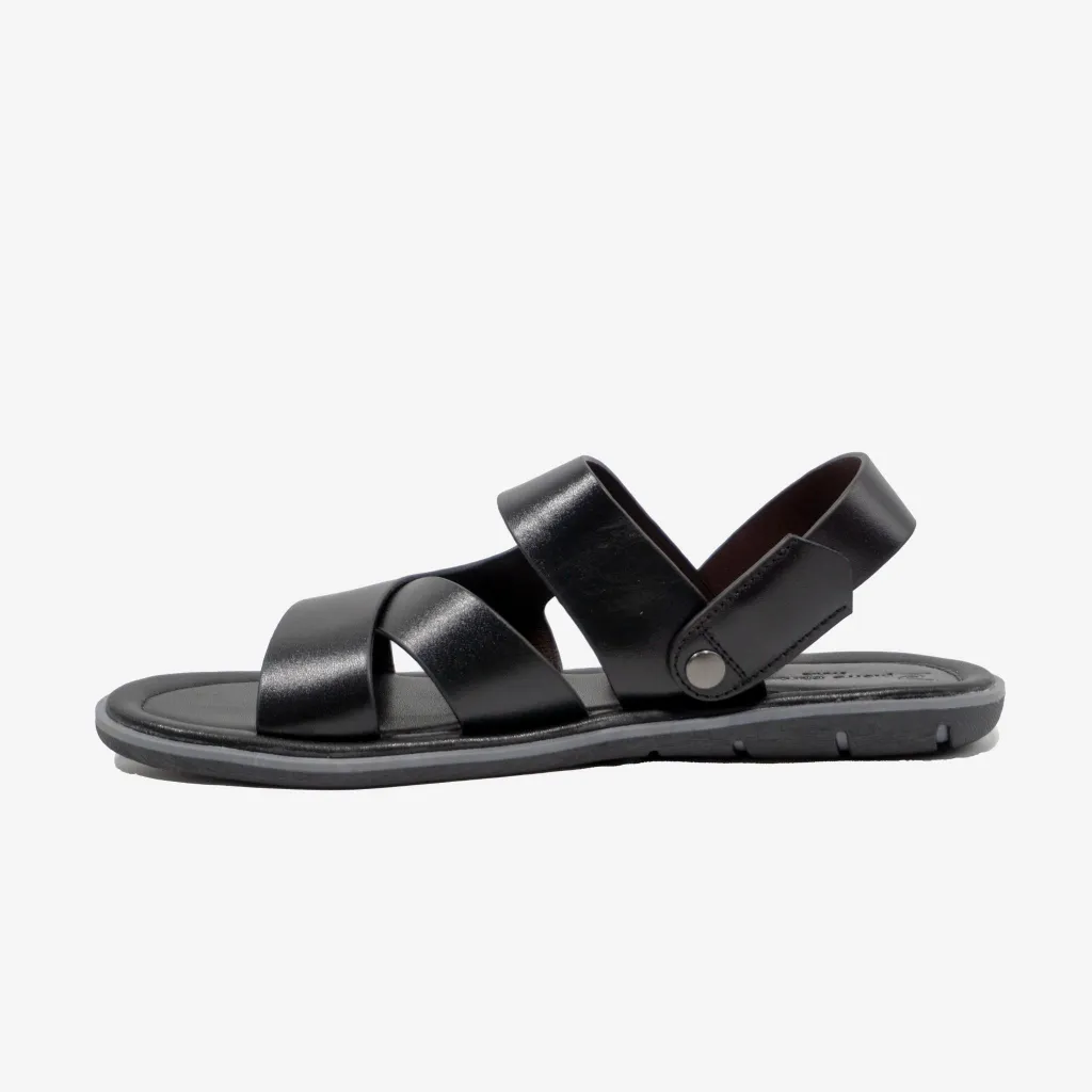 Ảnh Sandal nam Pierre Cardin Pháp da bò thật cao cấp, đế cao su, quai chéo thời trang 157 - hàng chính hãng 4