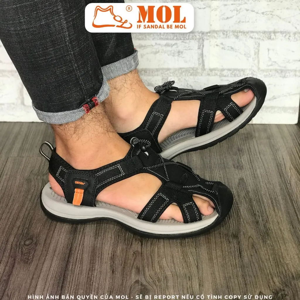 Ảnh Sandal nam Vento bít mũi NV7606G màu xám có big size 44 45 | Vento  NV7606 SD7606 3