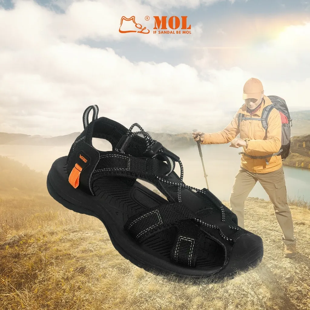 Ảnh Sandal nam Vento bít mũi NV7606G màu xám có big size 44 45 | Vento  NV7606 SD7606 4