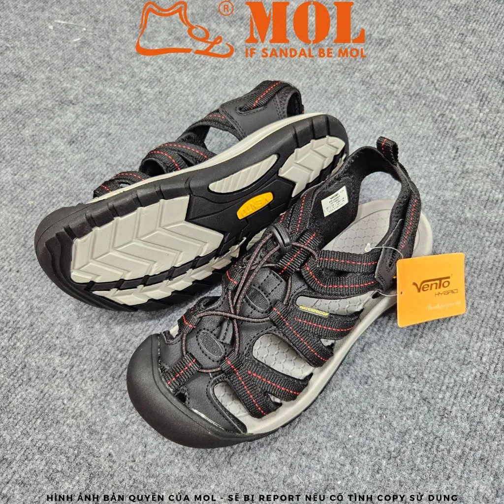 Ảnh Sandal nam Vento bít mũi SD08003G có big size 44 | Vento  Optimus SD08003 2