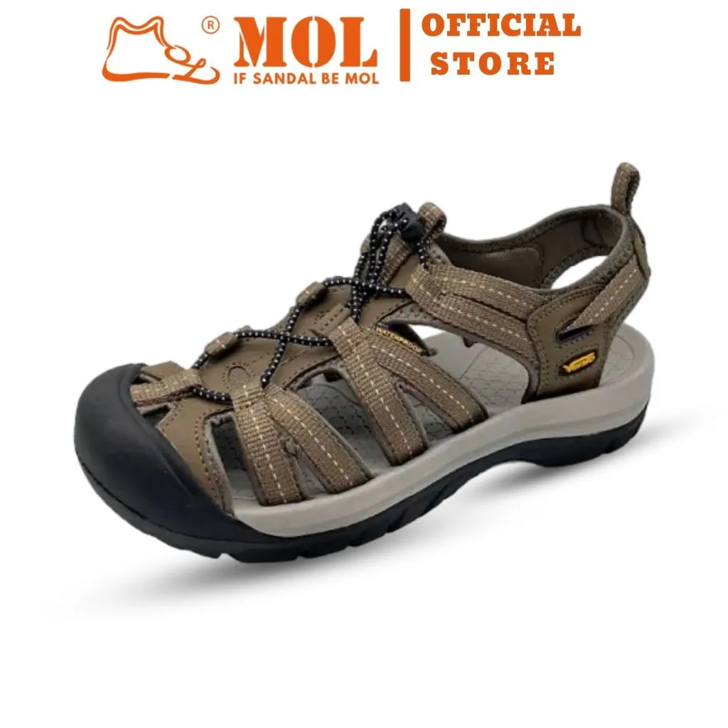 Ảnh Sandal nam Vento bít mũi SD08003Br có big size 44 | Vento  Optimus SD08003 1