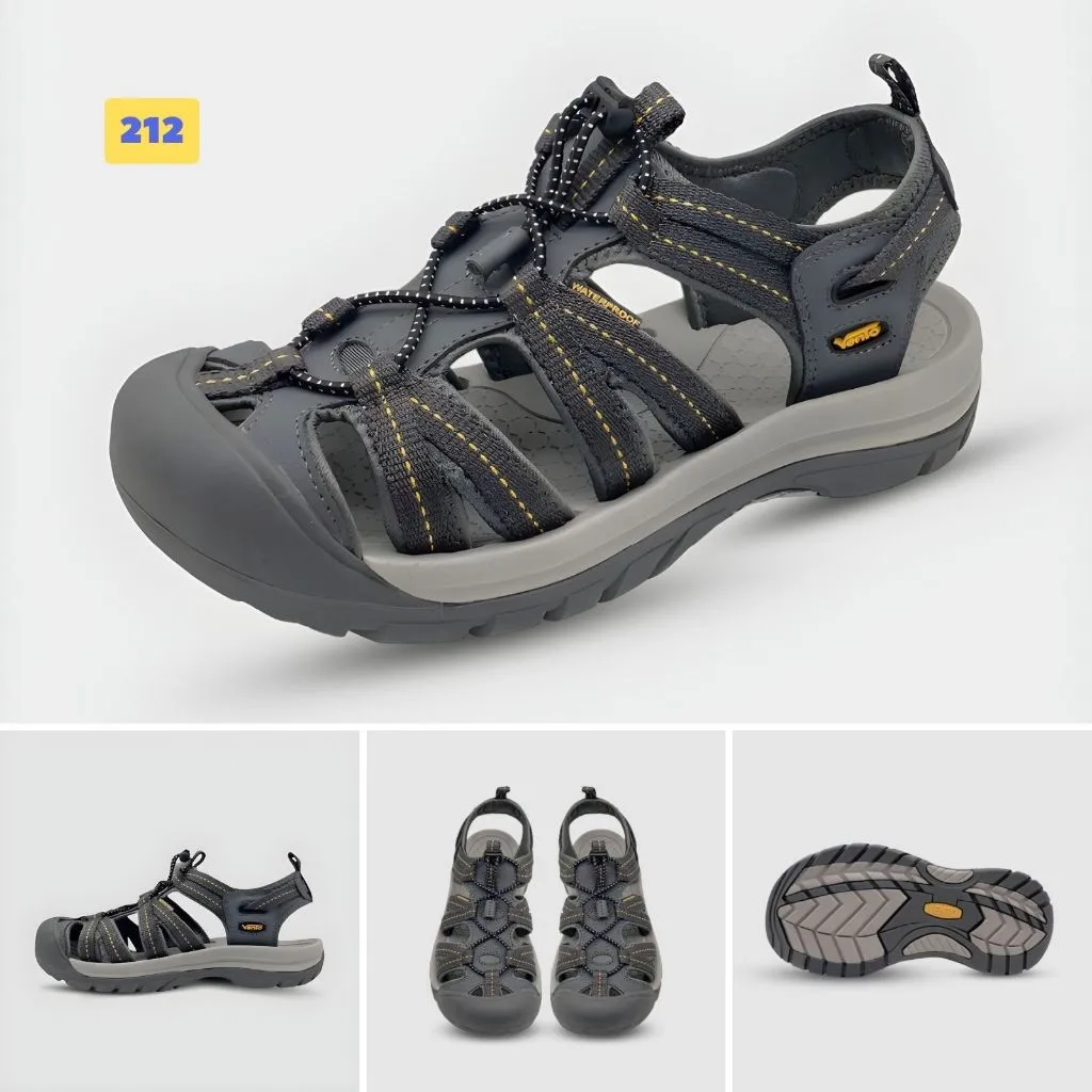 Ảnh Sandal nam Vento bít mũi SD08003Br có big size 44 | Vento  Optimus SD08003 4