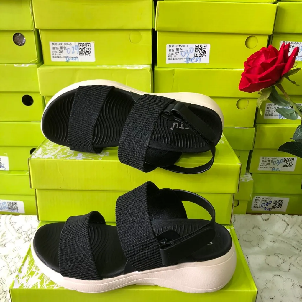 Ảnh Sandal Nữ Siketu Đế Bằng Cao 5 Cm Phong Cách Thể Thao Siêu Nhẹ Thoải Mái  Phù Hợp Đi Học Đi Làm Đi Chơi 4