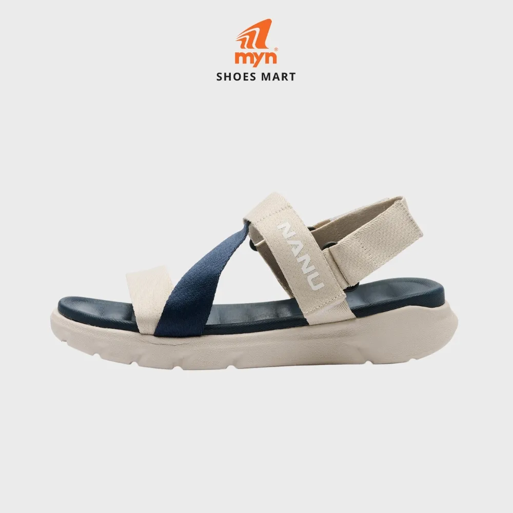 Ảnh Sandal Unisex nam nữ Nanu NN12 quai chéo đế EVA 3cm quai sau tháo rời công nghệ phylon cao cấp 1