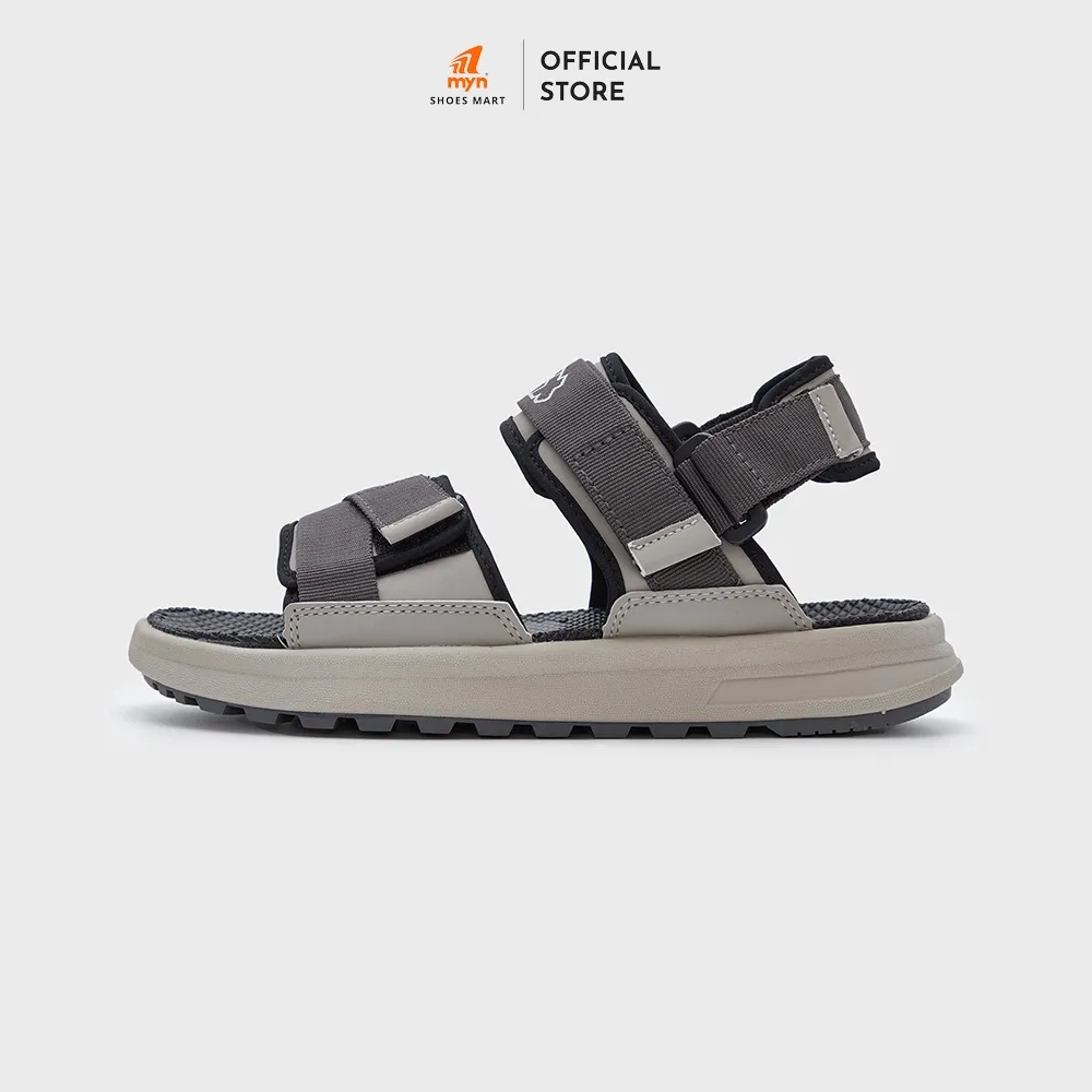 Ảnh Sandal Unisex ZX 2822 All Grey nam nữ đế EVA Phylon 2 quai bản to phối chéo có đệm chống trơn 1