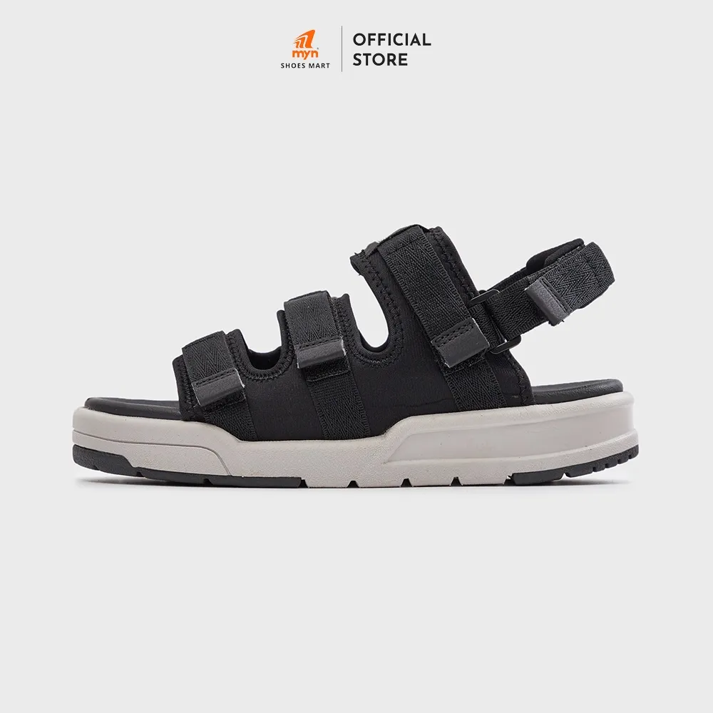 Ảnh Sandal ZX Nam Nữ 3121 Black Grey 3 quai có đệm gót tháo được quai hậu, đế công nghệ Phylon mới 1