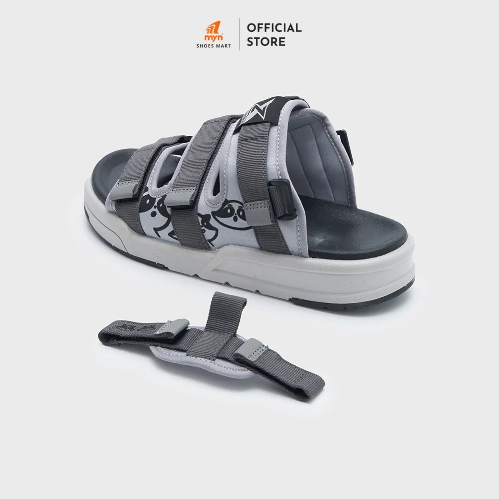 Ảnh Sandal ZX Unisex Meta 3121 Raccoon Grey xăng đan 3 quai đế Phylon 3 lớp 3
