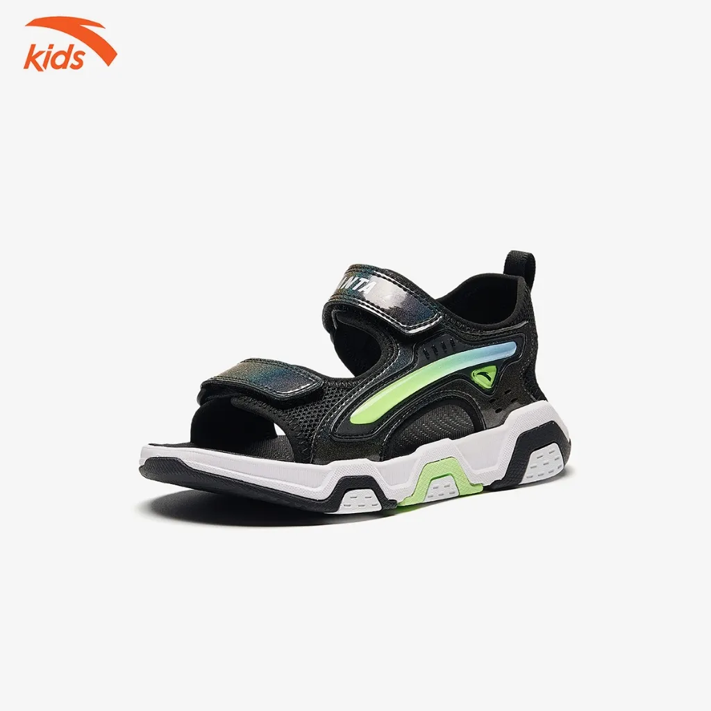 Ảnh Sandals thời trang bé trai size 28-33 Anta Kids Rubik'S Cube 3124B9971 4