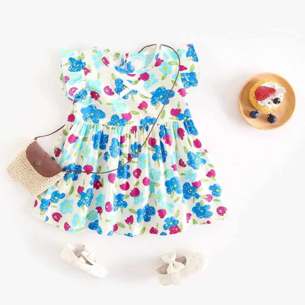 Đánh Giá Sanlutoz Đầm Hoa Mùa Hè Bé Gái - Cotton Thoáng Mát, Dự Tiệc & Thường Ngày