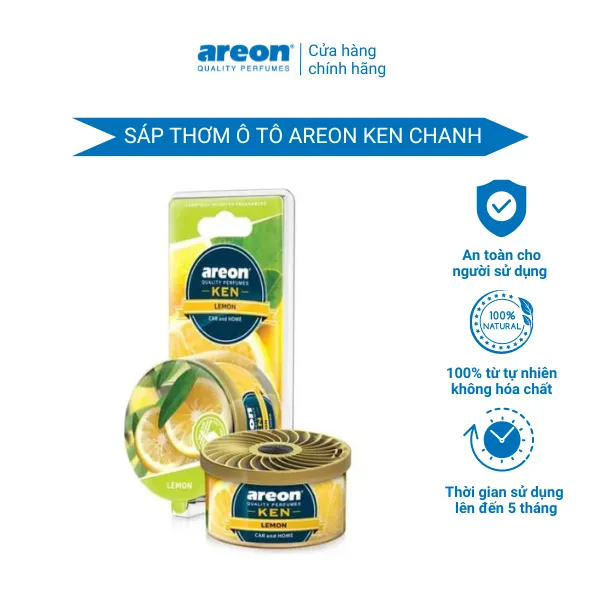 Ảnh Sáp thơm ô tô cao cấp Areon hương Chanh, nhập khẩu từ Bulgaria 1