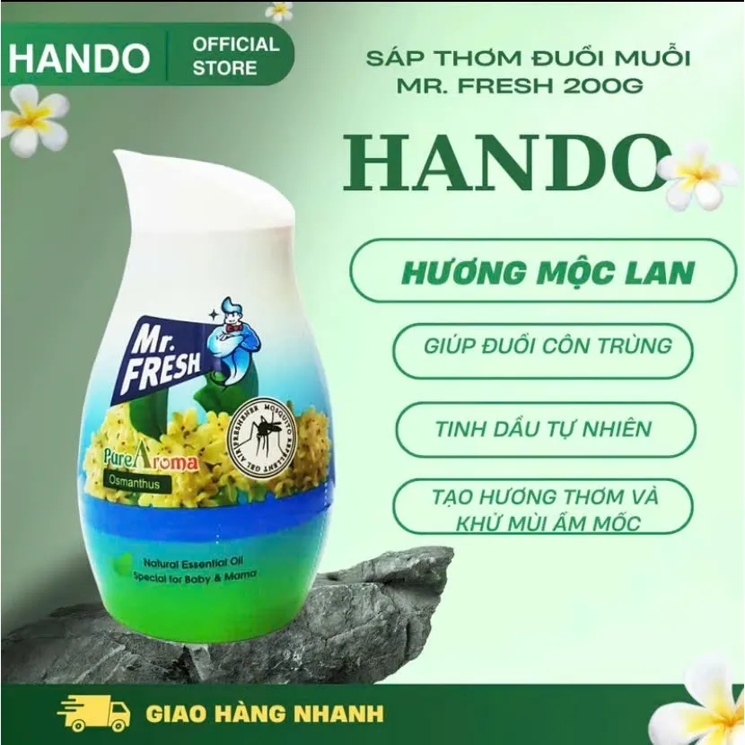 Ảnh Sáp thơm phòng khử mùi PureAroma Mr.Fresh Korea 220g Hương thơm mới 3