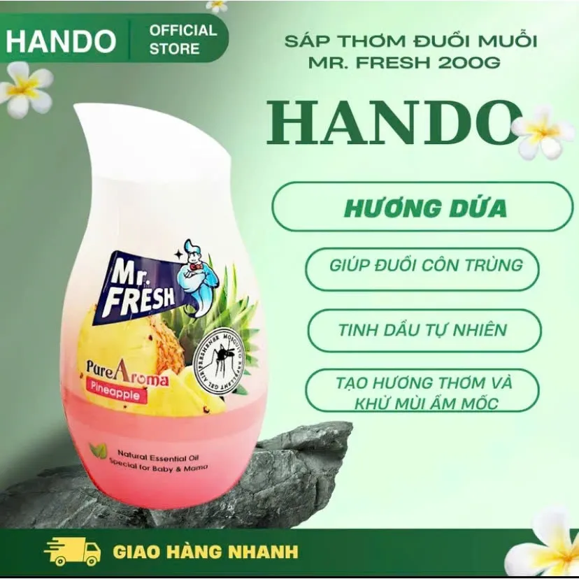 Ảnh Sáp thơm phòng khử mùi PureAroma Mr.Fresh Korea 220g Hương thơm mới 4