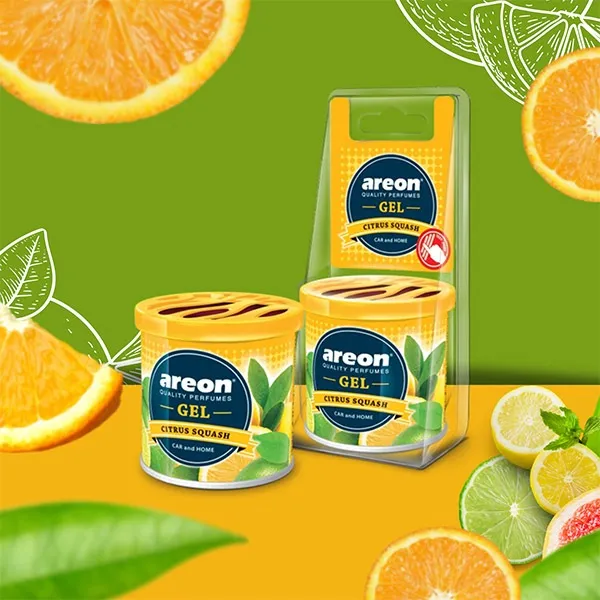Ảnh Sáp thơm xe ô tô Areon Gel Can (Nhiều mùi hương) 2