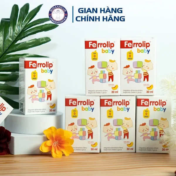 Ảnh Sắt Ferrolip Baby dạng siro vị đào thơm ngon 30ml 2