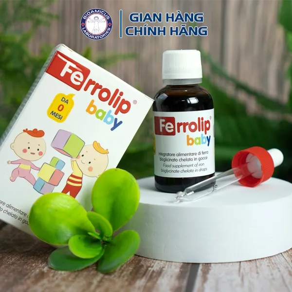 Ảnh Sắt Ferrolip Baby dạng siro vị đào thơm ngon 30ml 3