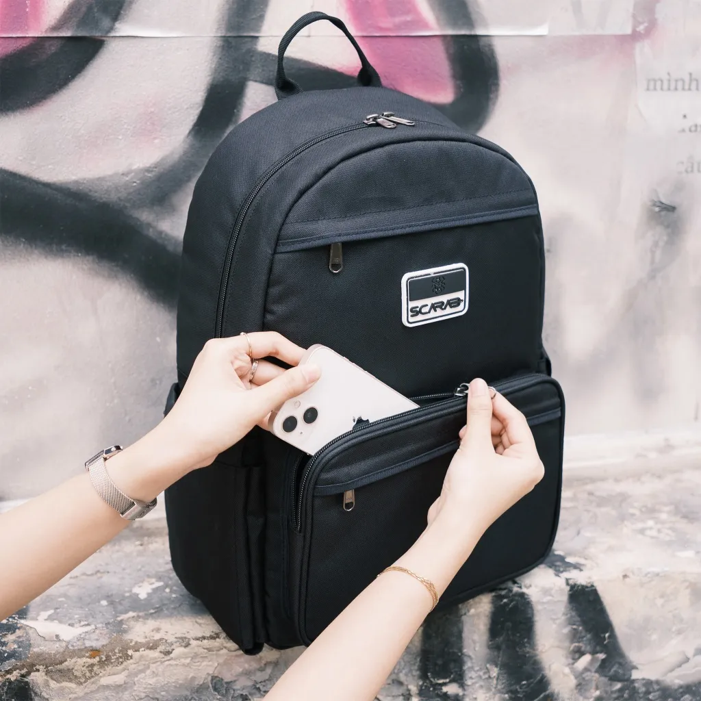 Ảnh Scarab Multi Upgrade Backpack Unisex - Balo Đi Học Nhỏ Gọn, Đựng Vừa Laptop 14inch 4