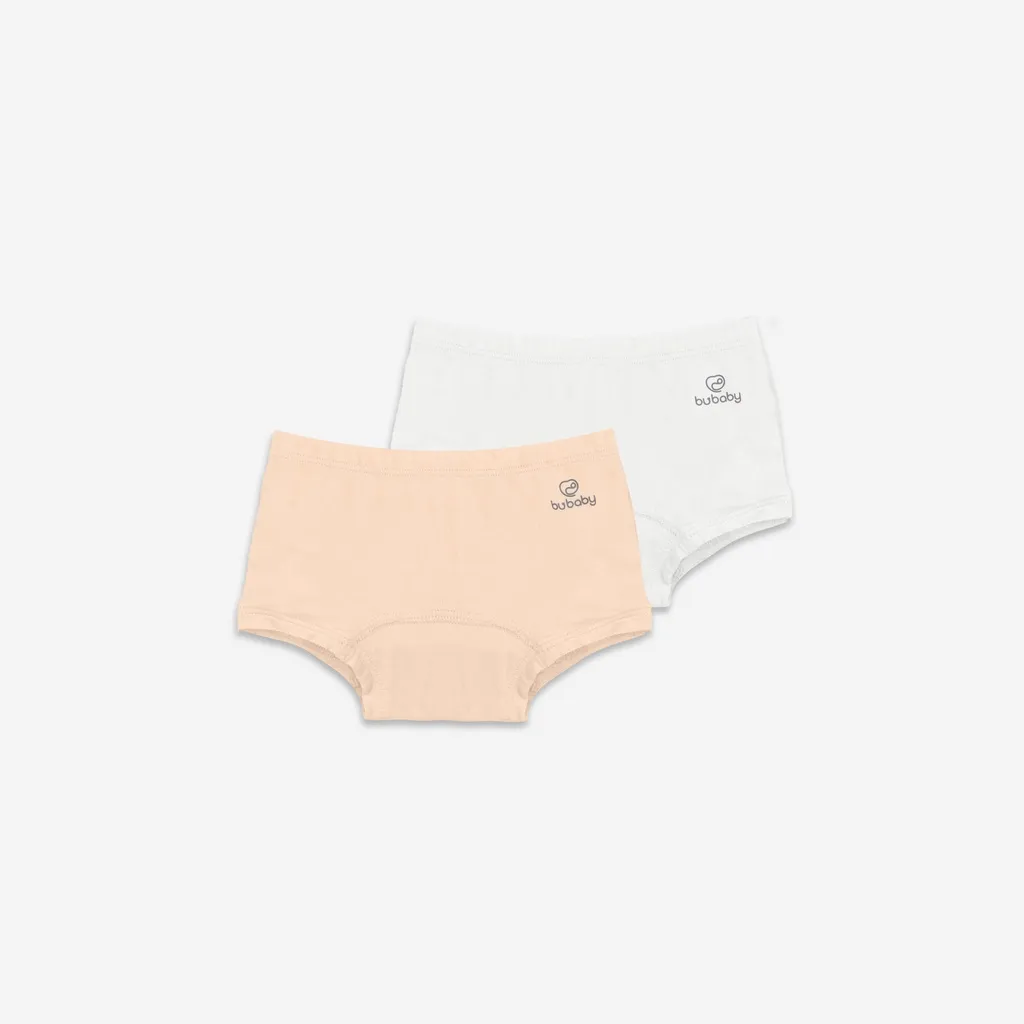 Ảnh Set 02 Quần Chip Đùi bé gái vải Sợi Tre Đan Mạch Bambus mềm nhẹ, kháng khuẩn tự nhiên BU Baby BBB430000 3