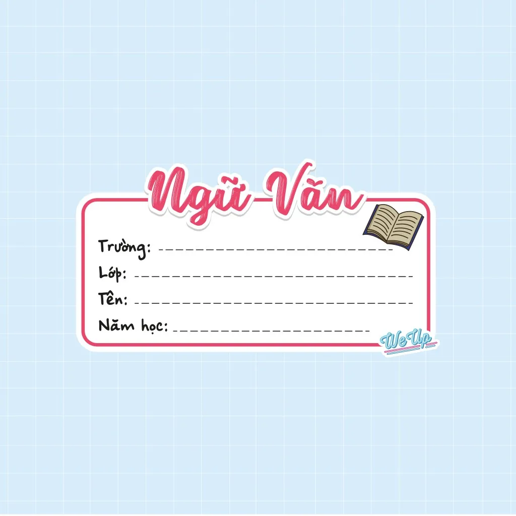 Ảnh Set 18 nhãn vở thiết kế theo môn học 2
