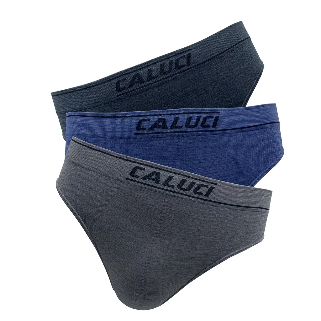 Ảnh Set 3 quần sịp tam giác CALUCI CBF16, thiết kế basic, khỏe khoắn, vải co dãn 4 chiều, mềm mại thoáng nhẹ 1