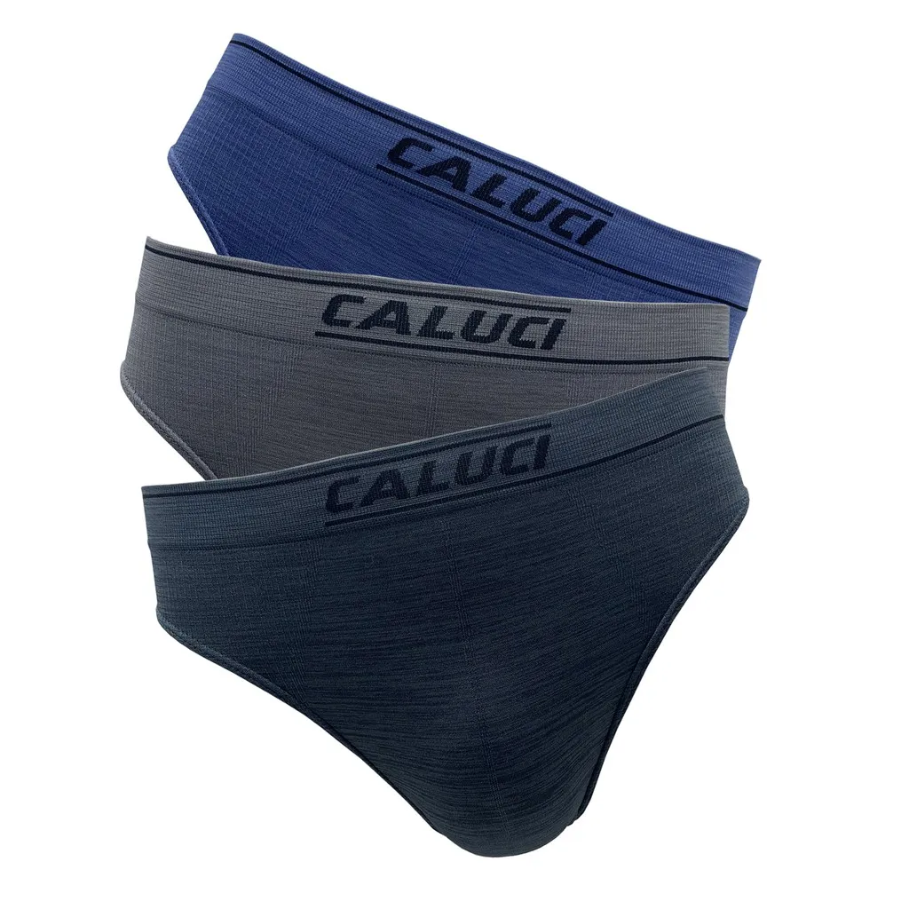 Ảnh Set 3 quần sịp tam giác CALUCI CBF16, thiết kế basic, khỏe khoắn, vải co dãn 4 chiều, mềm mại thoáng nhẹ 2