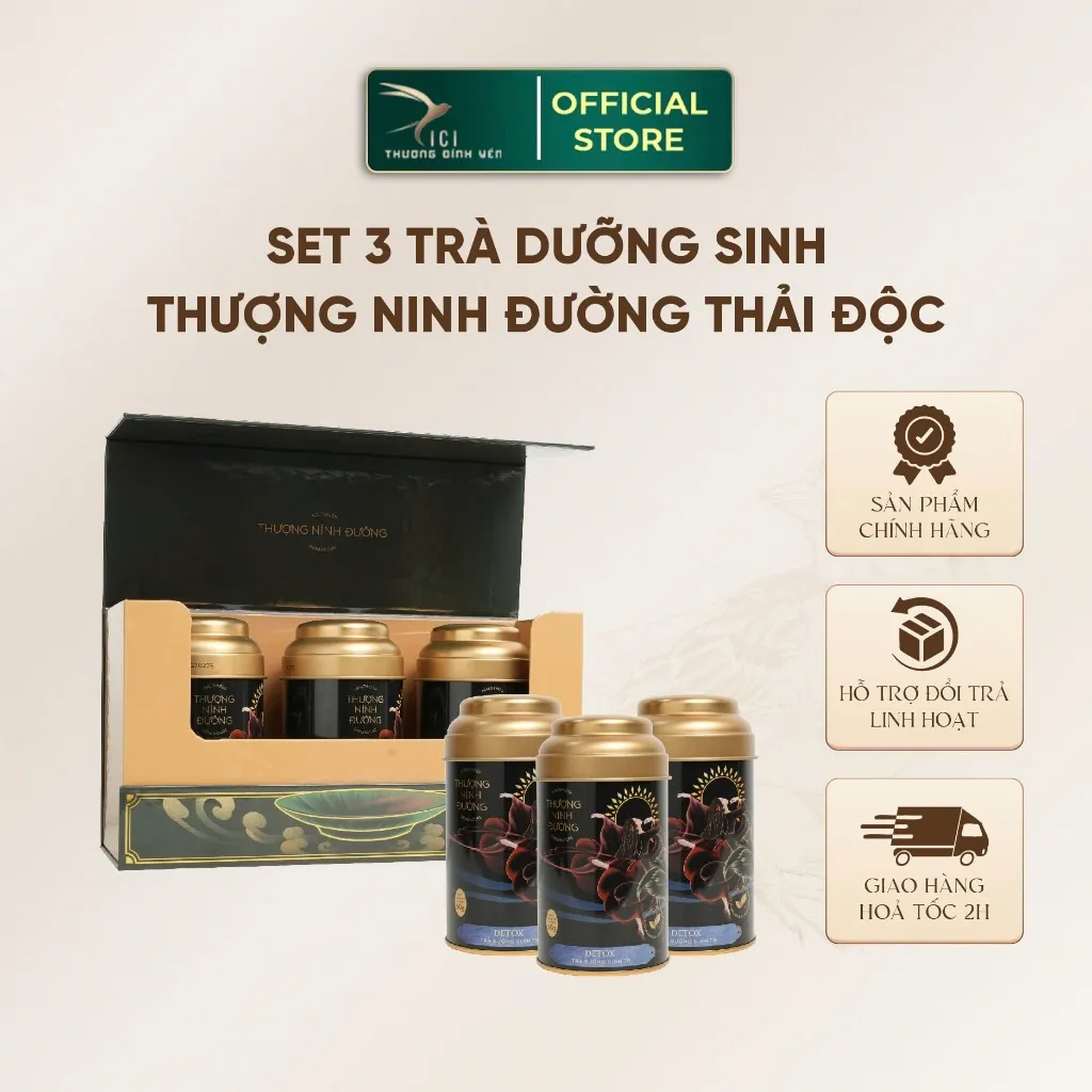 Ảnh Set 3 Trà Thảo Mộc Thiên Nhiên Dưỡng Sinh Thượng Ninh Đường Bổ Huyết 14 Vị Giúp Bổ Máu Thanh Nhiệt Đẹp Da Trà Thảo Mộc 2