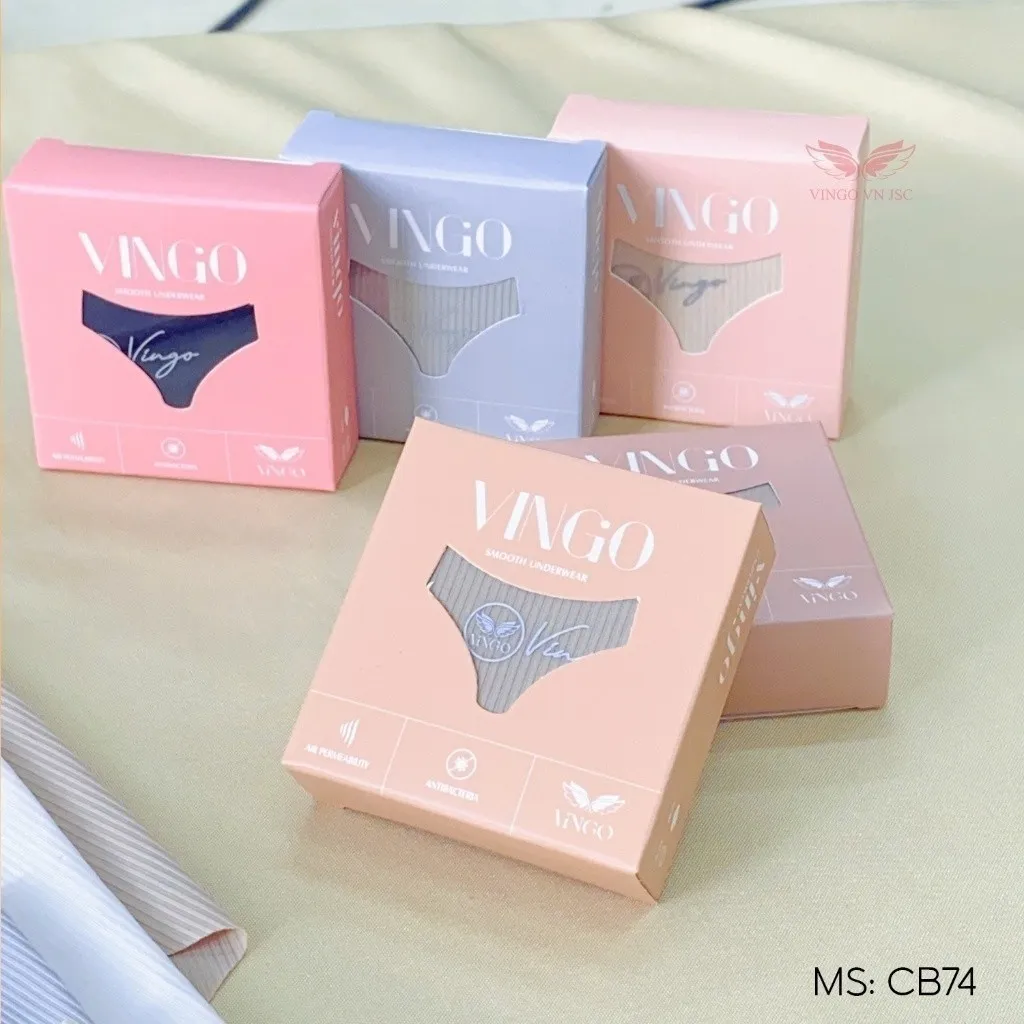 Ảnh Set 5 quần lót nữ su thạch không đường may VINGO quần lót kháng khuẩn siêu tàng hình CB74 VNGO 2