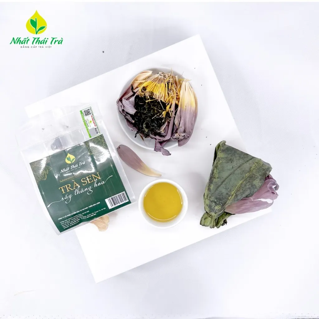 Ảnh SET 5 Trà Bông Sen Tây Hồ - Trà Sen sấy thăng hoa  Hương vị thanh mát tự nhiên 2