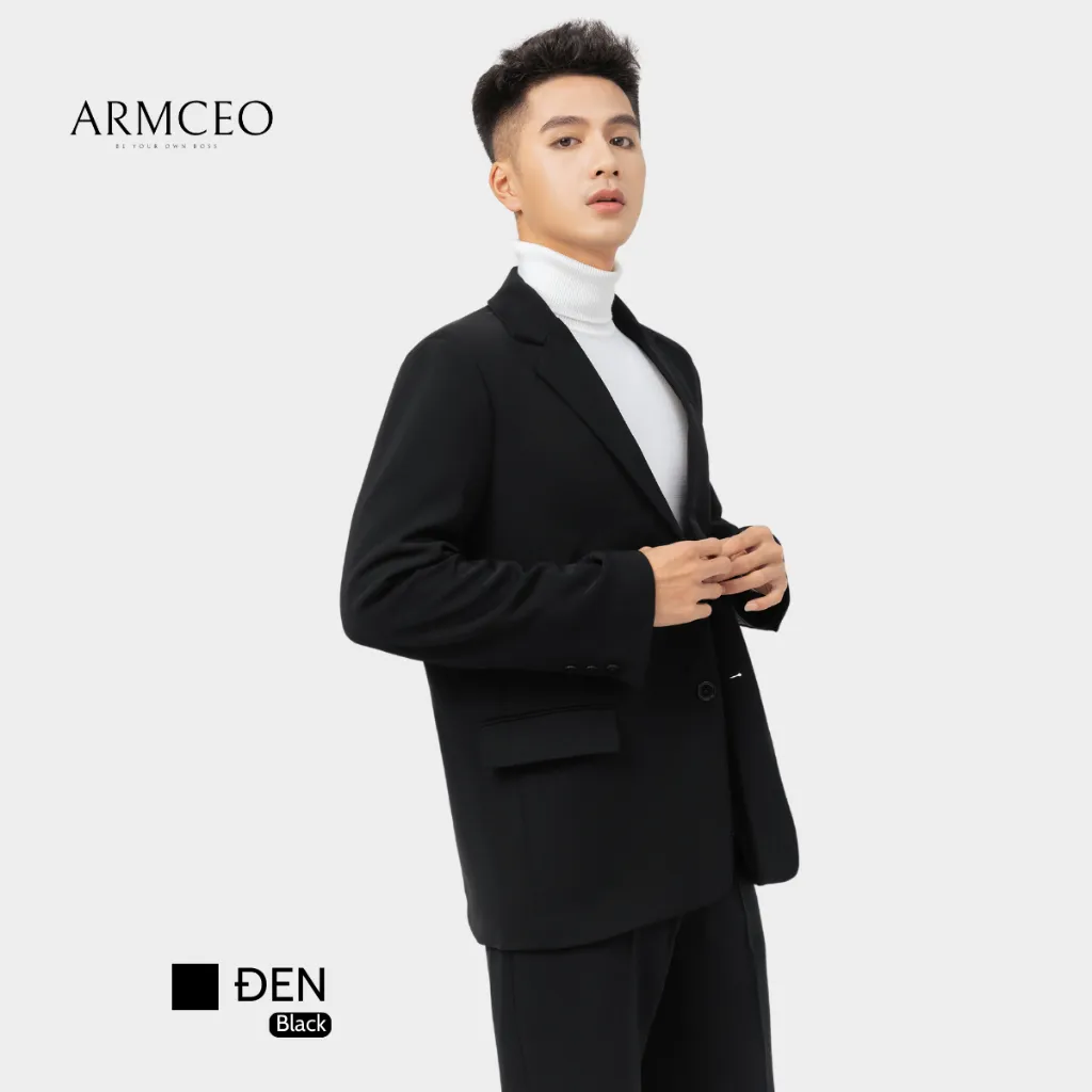 Ảnh Set áo blazer và quần tây tăng cạp cao cấp  ARMCEO tone sur tone Hàn Quốc tiết kiệm -SB01 3