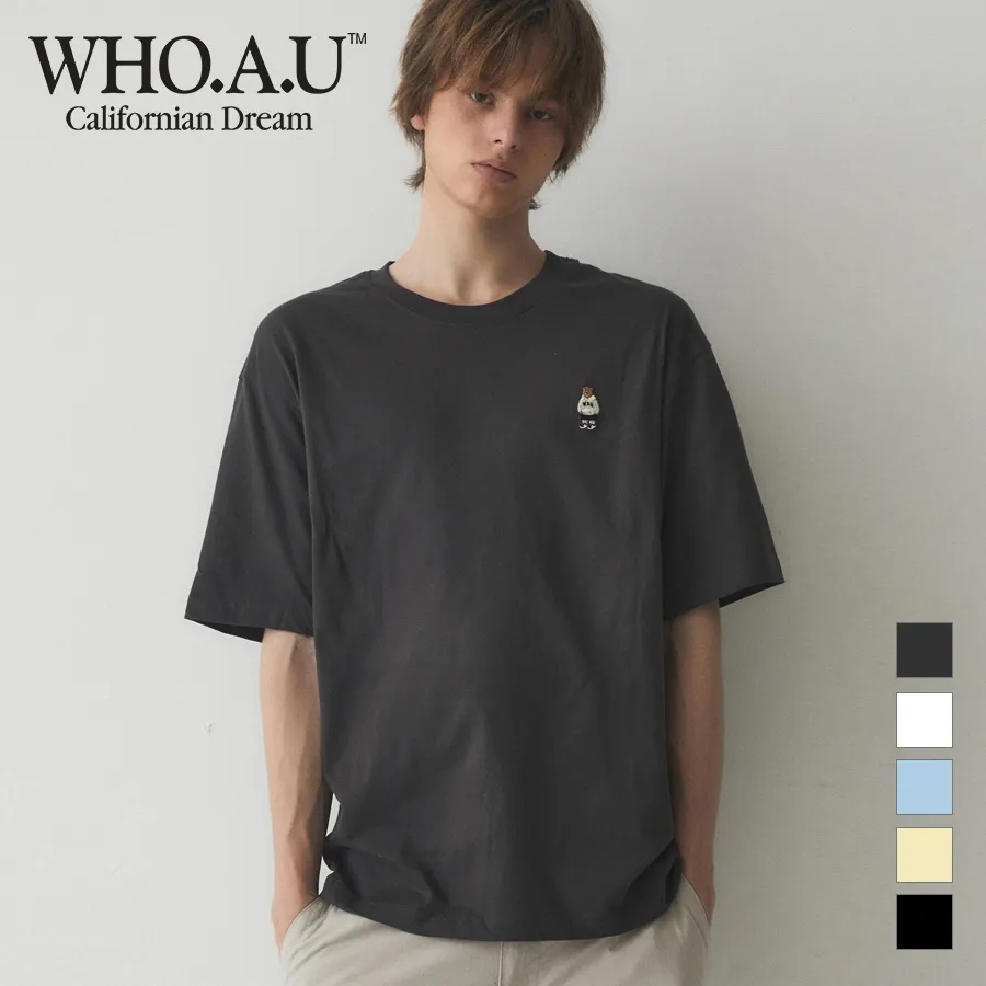 Ảnh Set Áo Thun Steve 2Pack Solid T-Shirts Unisex Style I WHRAE2351U 4