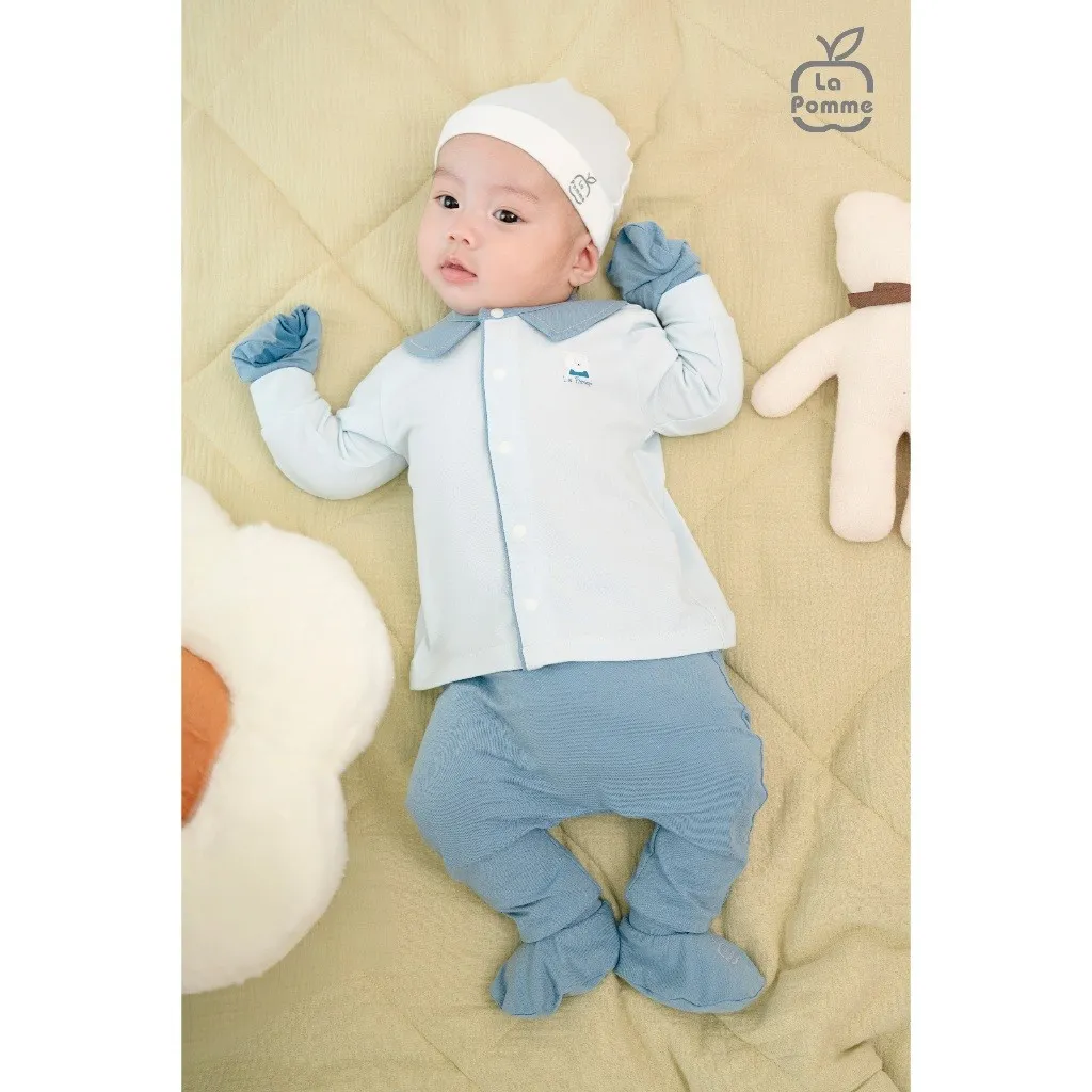 Ảnh Set bao tay bao chân La Pomme pastel 4