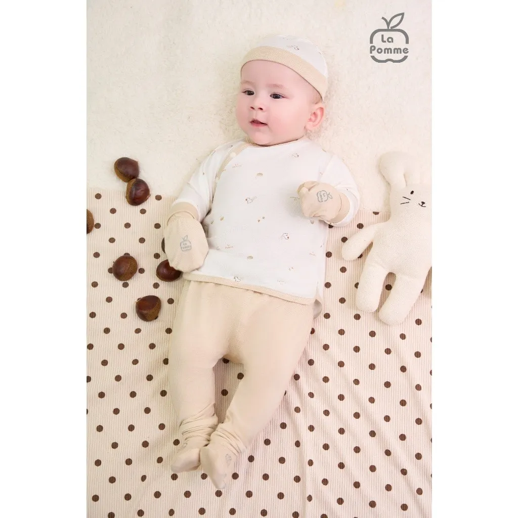 Ảnh Set bao tay bao chân La Pomme Họa tiết bé xinh 1