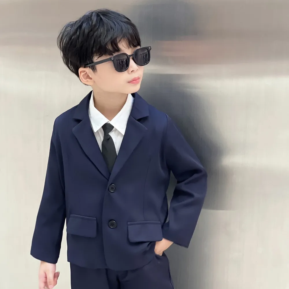 Ảnh Set Bộ Vest Bé Trai Fbaby Kèm Áo Sơ Mi, Cavat Hàn Quốc Cao Cấp Phong Cách Mặc Sự Kiện Dự Tiệc Đi Chơi Lịch Sự 2