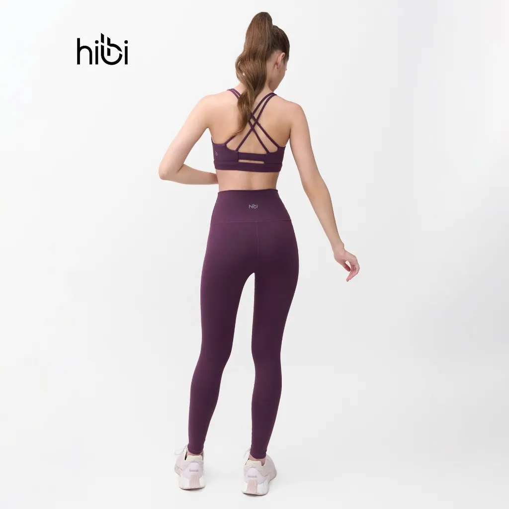 Ảnh Set Đồ Tập Yoga Gym Hibi Sports H148 Kiểu 4 Dây Thun Ngang, Kèm Mút Ngực 3