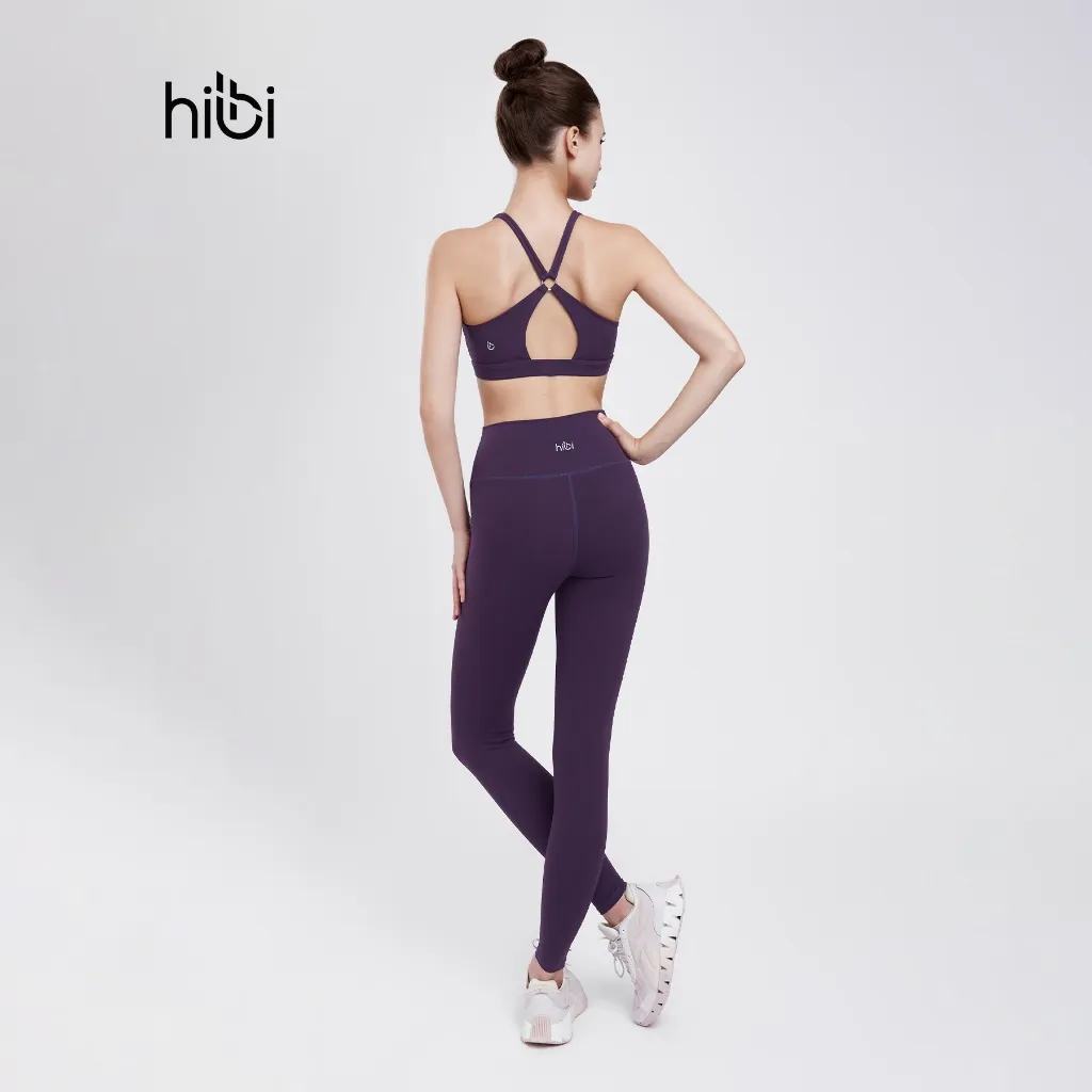 Ảnh Set Đồ Tập Yoga Gym Hibi Sports H173 Kiểu Cổ Yếm Phối Khoen, Kèm Mút Ngực 4