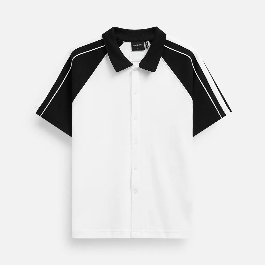 Ảnh Set Nam Shirt Short Raglan Grand Line, Chất Vải Double Face Thoải Mái, SB0047, SOMEHOW 4