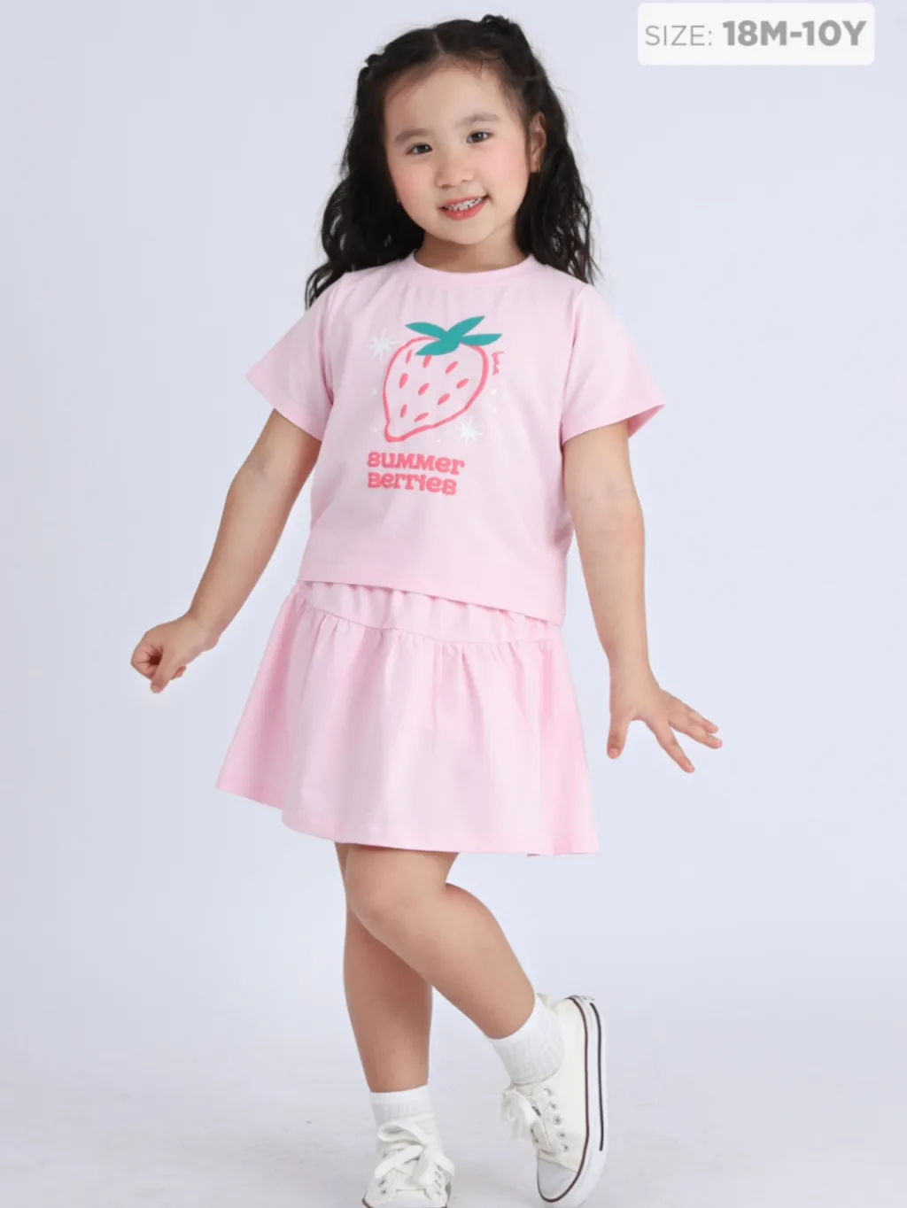 Ảnh Set Đồ Bé Gái Form Rộng Thun Cotton Thoáng Mát (1-10 Tuổi) Baa Baby B-GC-SE06N 1