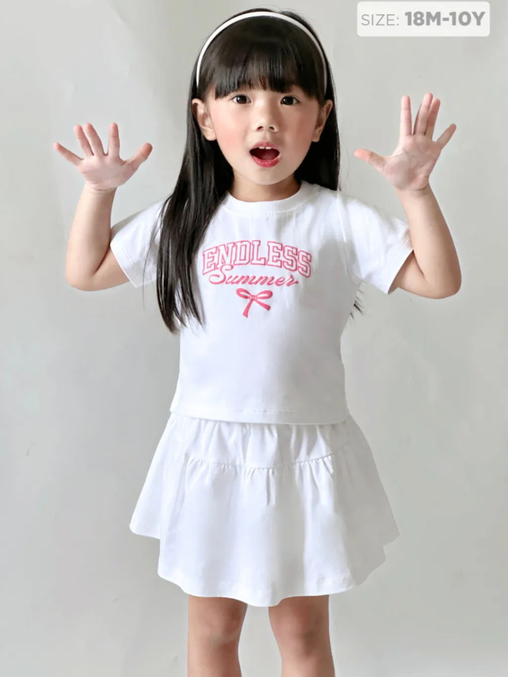 Ảnh Set Đồ Bé Gái Form Rộng Thun Cotton Thoáng Mát (1-10 Tuổi) Baa Baby B-GC-SE06N 2