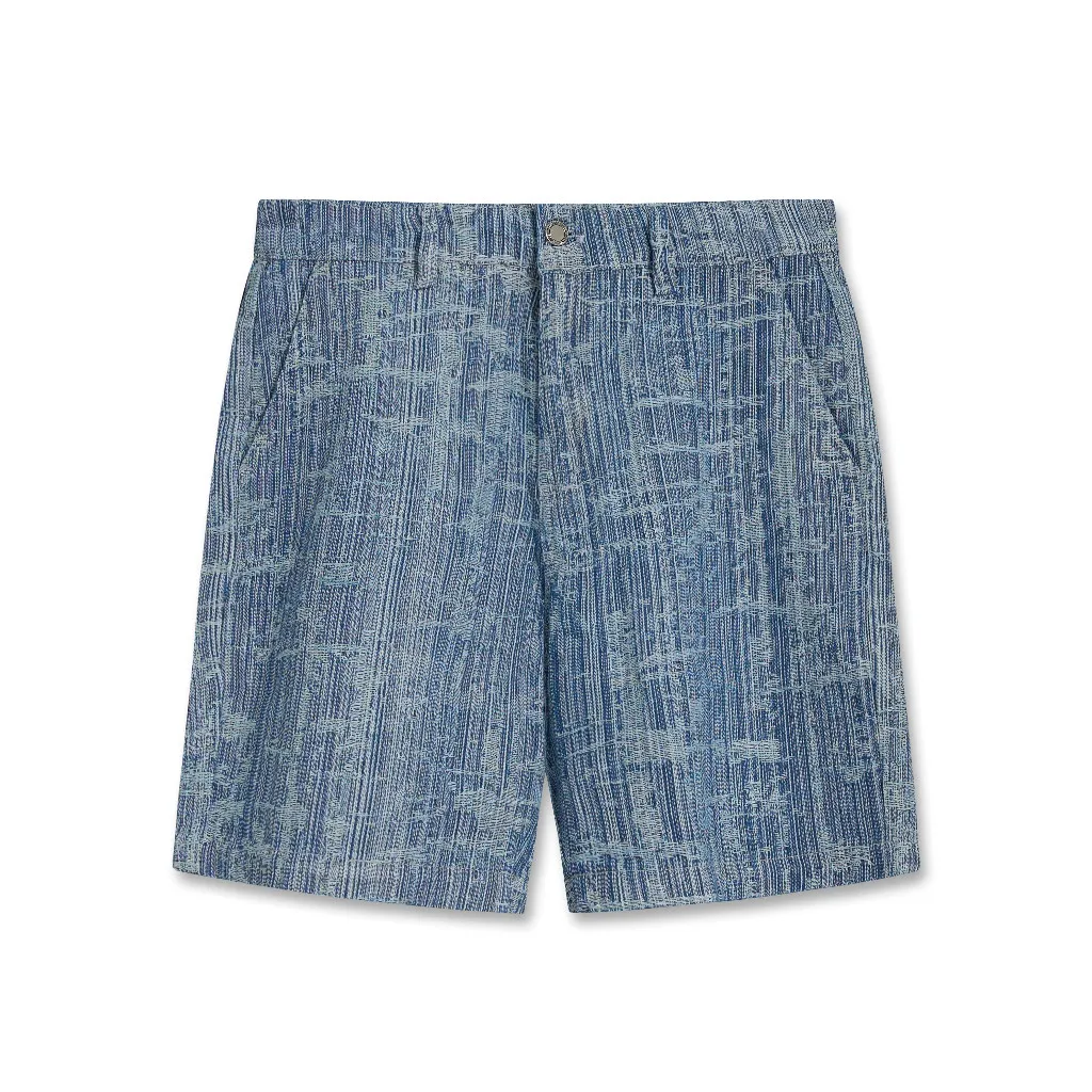 Ảnh Set Đồ Jacquard Jean Nam Tay Ngắn Form Regular SEID0075 2