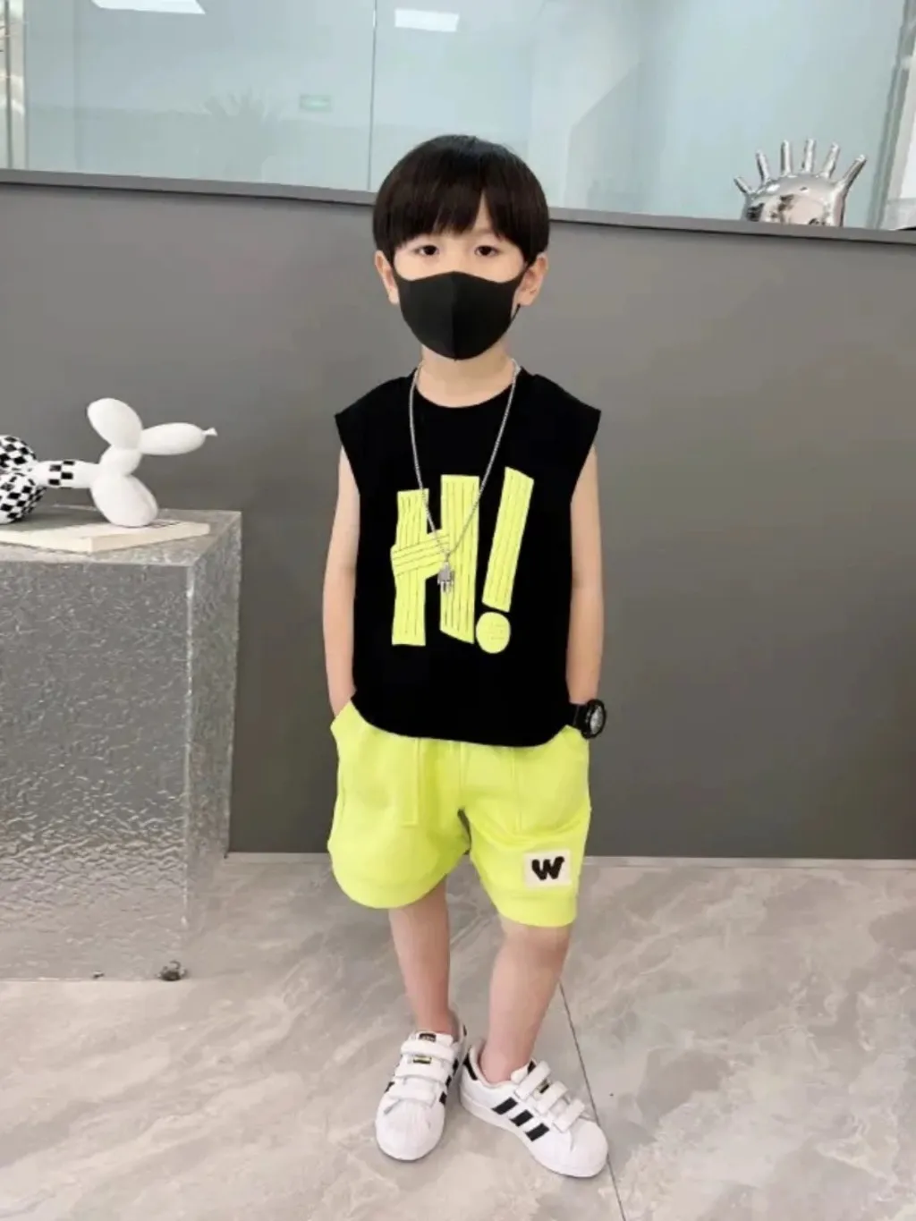 Ảnh Sét đồ sát nách bé trai mùa hè,chất cotton vải chính phẩm thoáng mát,thấm hút mồ hôi,hàng qc đủ size cho bé Babimama B04 2