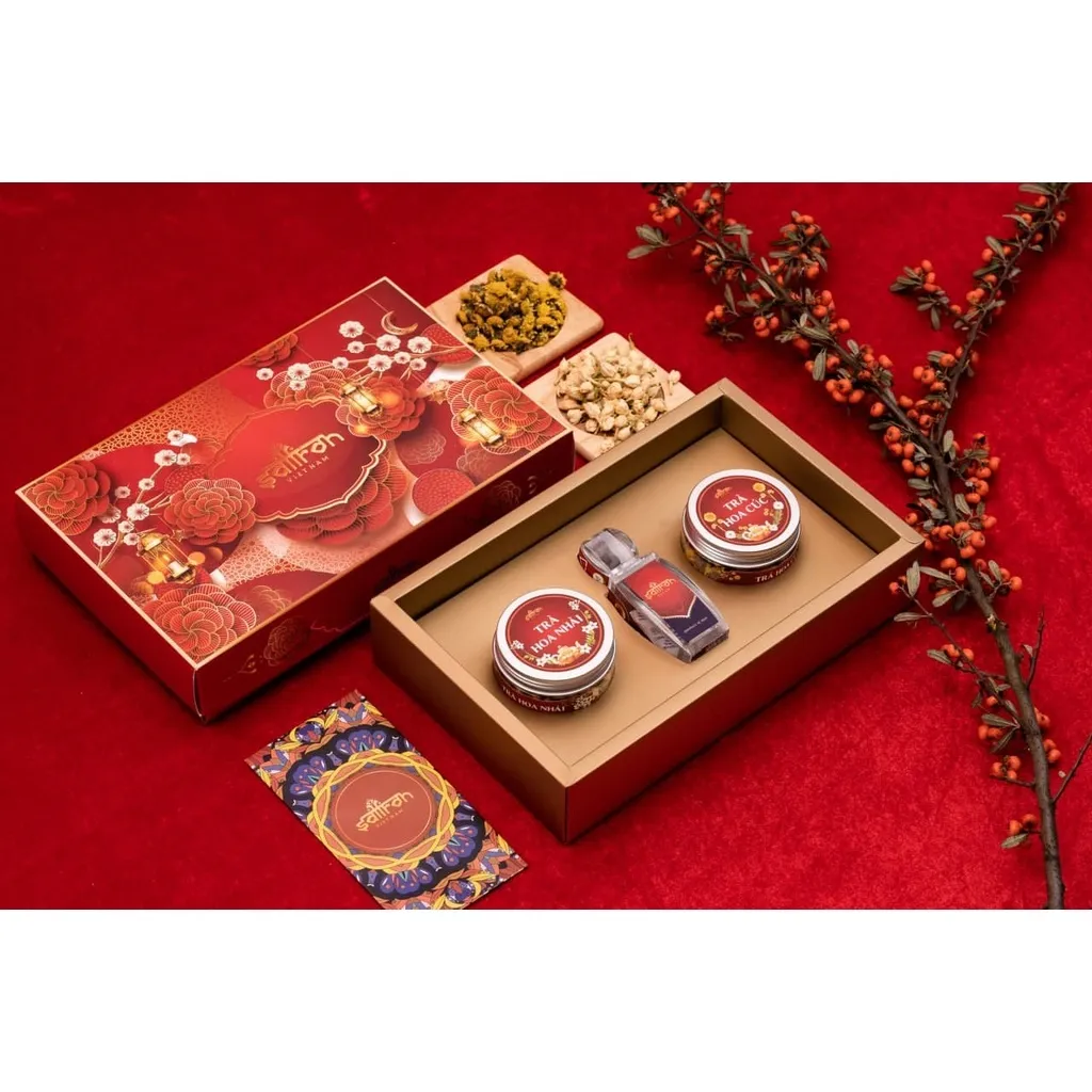 Ảnh Set quà tặng tết Nhụy hoa Nghệ tây Saffron Việt Nam 3