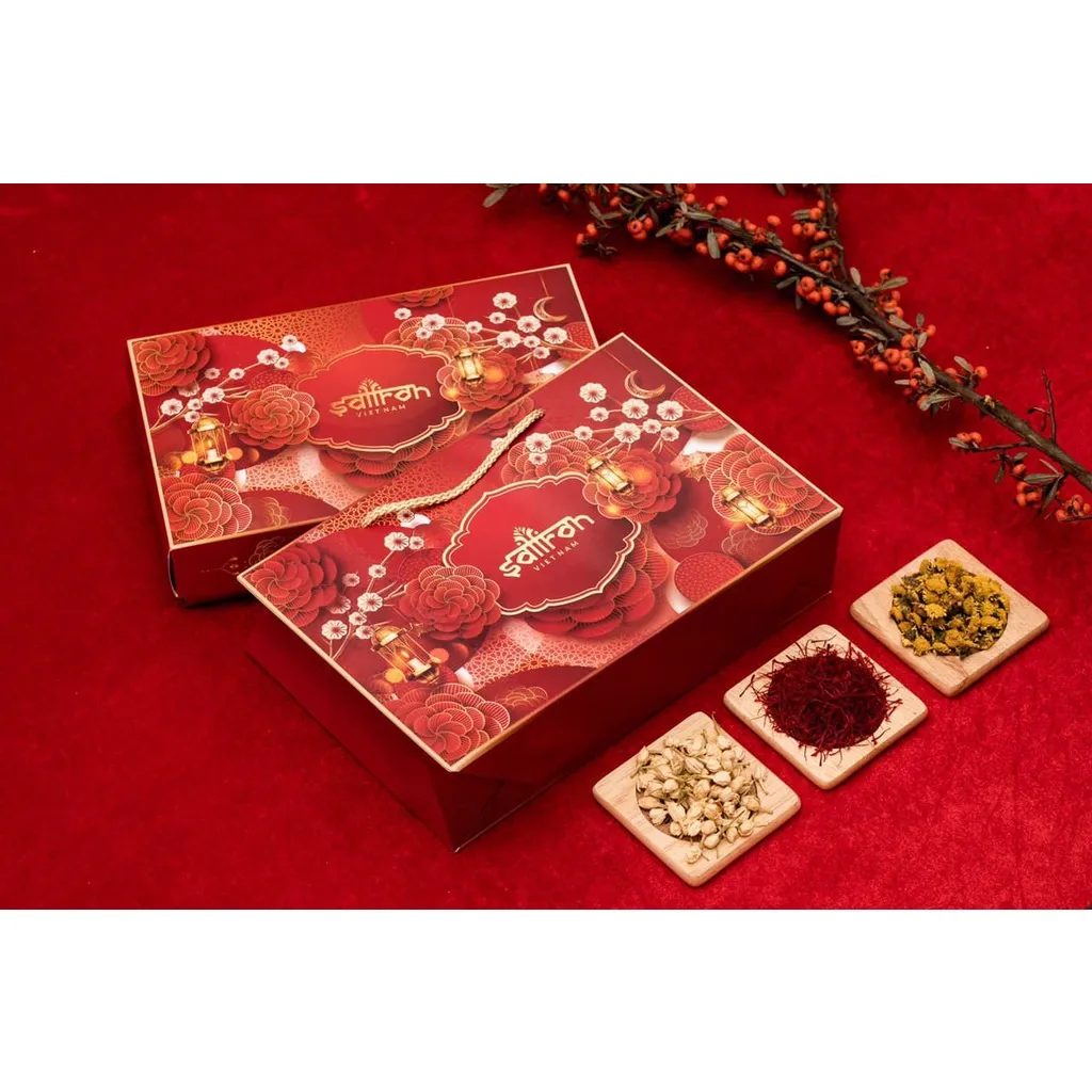 Ảnh Set quà tặng tết Nhụy hoa Nghệ tây Saffron Việt Nam 4