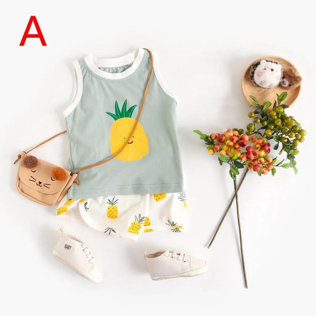 Ảnh Set Quần Áo Sanlutoz Vải Cotton Thời Trang Mùa Hè Cho Bé 1