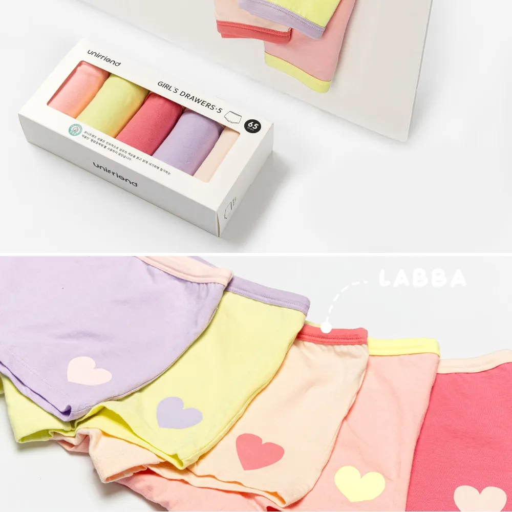 Ảnh Set quần chip đùi cotton spandex cho bé gái và bé trai Unifriend Hàn Quốc, Size 11-35kg 4